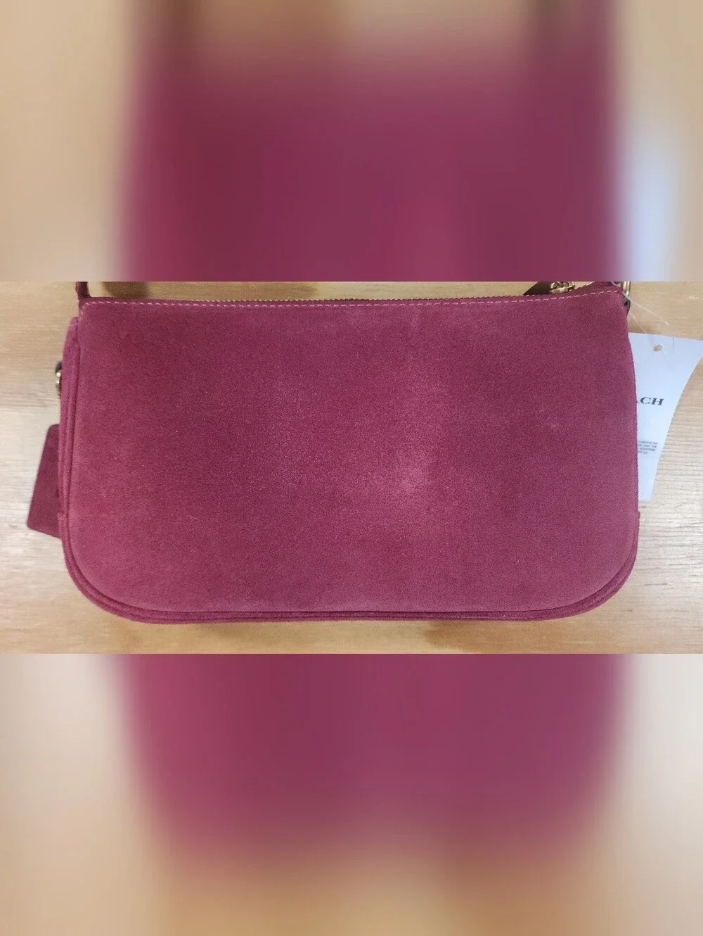 Coach Plaza Bag Dark Fuschia - Picture 9 of 12